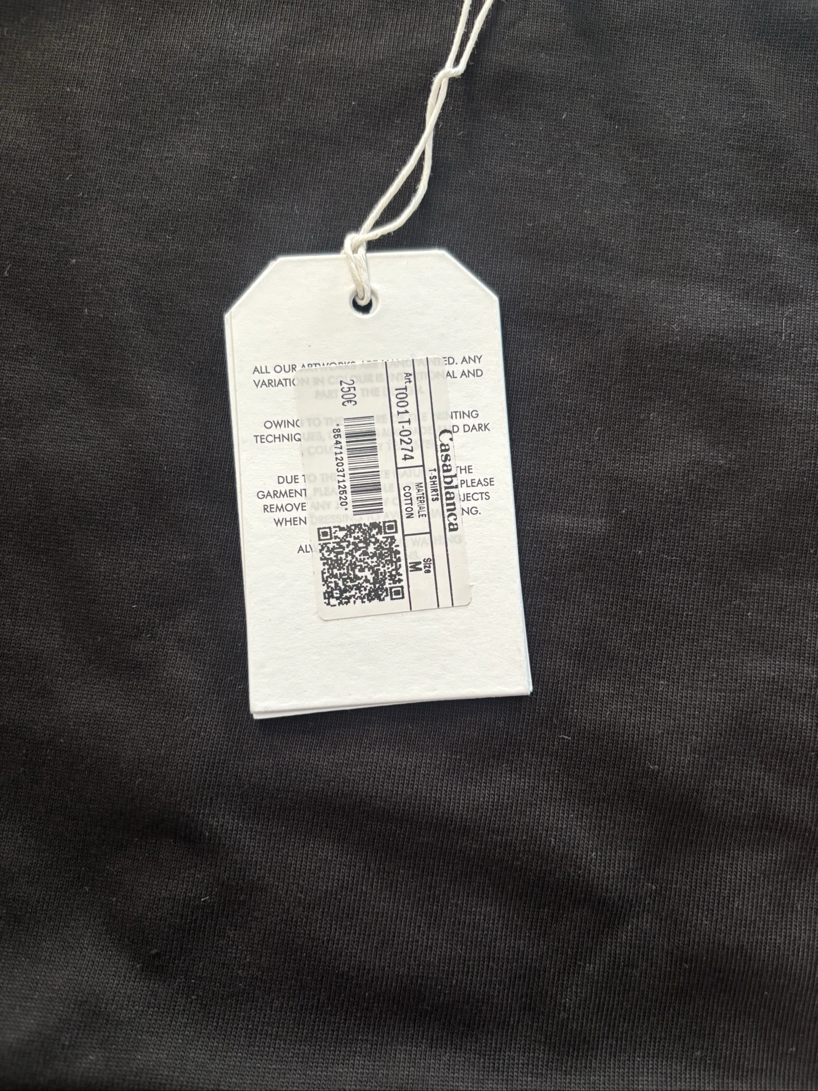 T-shirt Casablanca, noir, taille M – photo 4